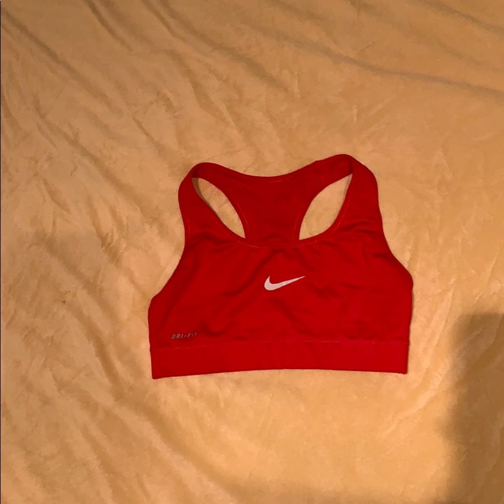 Nike dri-fit sports bra (red)